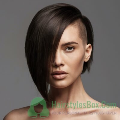 Asymmetrical Cut Hairstyle for Women