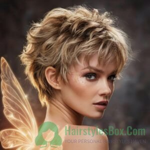 Messy Pixie Hairstyle for Women