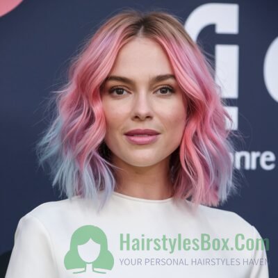 Pastel Colors Hairstyle for Women