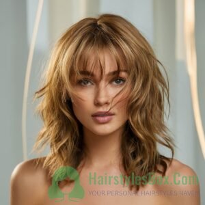 Wispy Bangs Hairstyle for Women