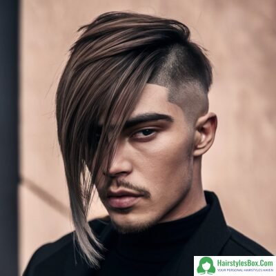 Asymmetrical Wolf Cut Hairstyle