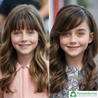 Bangs or Fringe Hairstyle for Kids2