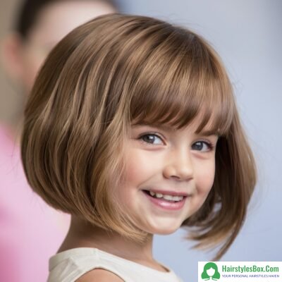 Bob Cut Hairstyle for Children