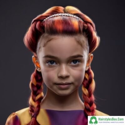 Boxer Braids Hairstyle for Girls