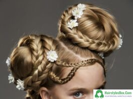 Braided Buns Hairstyle for Girls