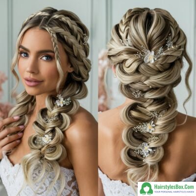 Braids Updos Hairstyle for Ladies