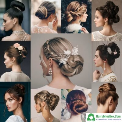 Bun Updos Hairstyle for Ladies