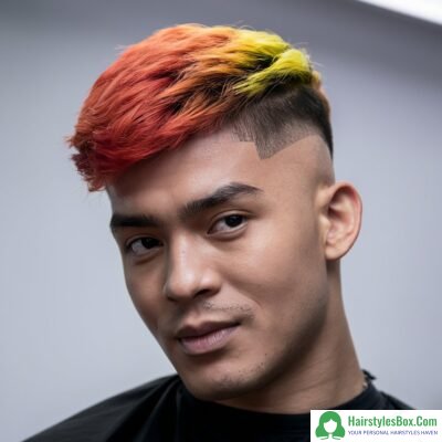 Burst Fade Short Haircut for Men