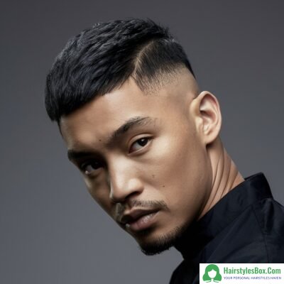 Burst Fade Short Haircut for Men