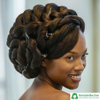 Chignon Hairstyle for Natural Hair