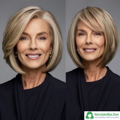 Classic Bob Hairstyle for Women Over 60