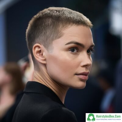 Classic Buzz Hairstyle for Short Hair