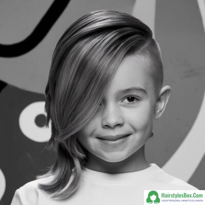 Combed over Hairstyle for Kids