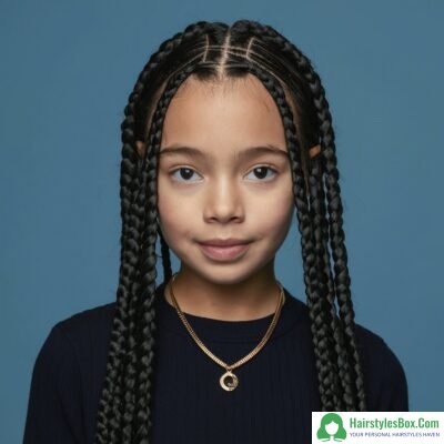 Cornrow hairstyle for Black Girls