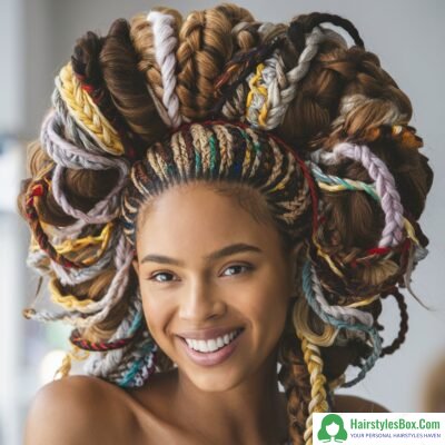 Crochet Braids Hairstyle for Natural Hair