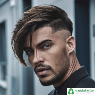 Disconnected Undercut Medium Length Hairstyle for Men