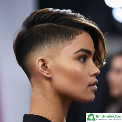 Faded Buzz Hairstyle for Short Hair