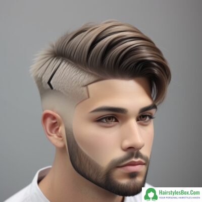 Faded Wolf Cut Hairstyle 