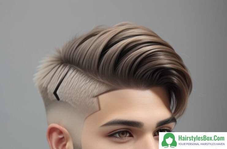 Faded Wolf Cut Hairstyle