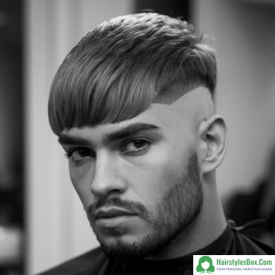 Faded Wolf Cut Hairstyle 