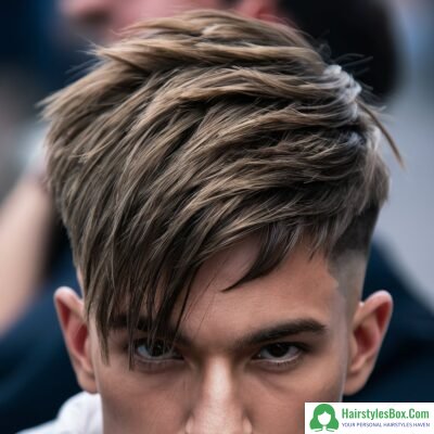 Faded Wolf Cut Hairstyle 