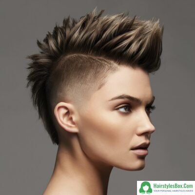 Faux Hawk Hairstyle for Short Hair