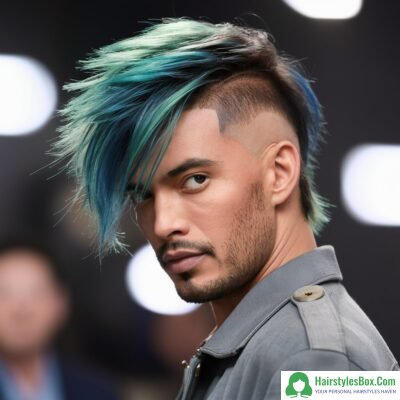 Faux Hawk Medium-Length Hairstyle for Men