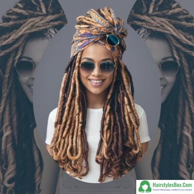 Faux Locs Hairstyle for Black Girls