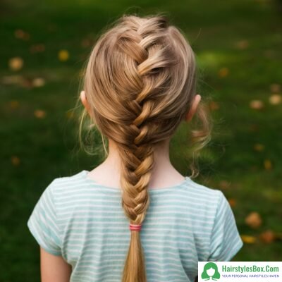 Fishtail Braid Hairstyle for Girls