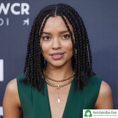 Flat Twists Hairstyle for Black Girls