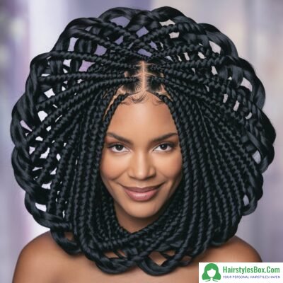 Flat Twists Hairstyle for Natural Hair