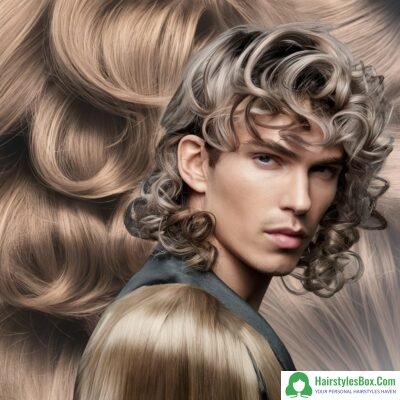 Flowing Curls Long Hairstyle for Men