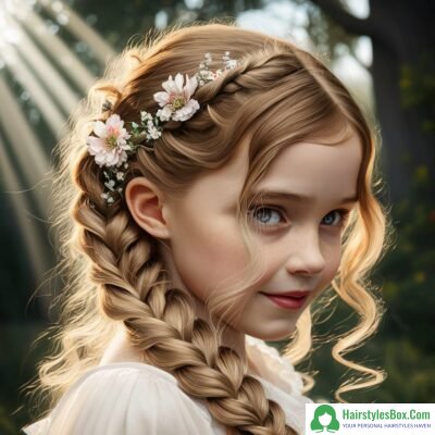 French Braids Hairstyle for Girls