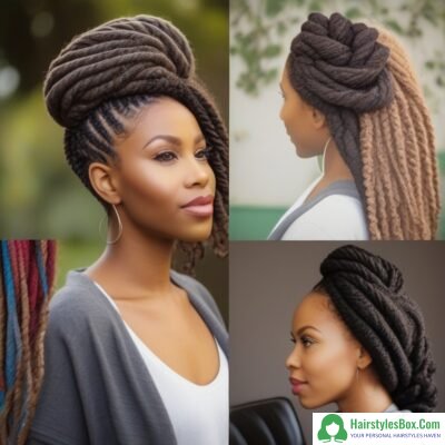 Havana Twists Hairstyles with Brazilian Wool