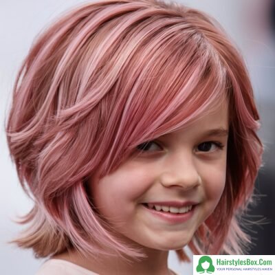 Layered Cut Hairstyle for Children