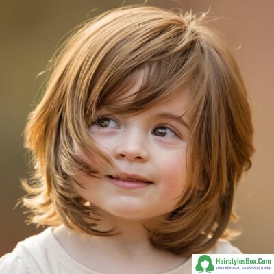 Layered Cut Hairstyle for Children