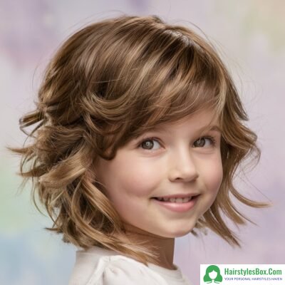 Layered Cut Hairstyle for Children