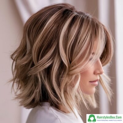 Layered Medium Hairstyle for Ladies