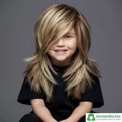 Long Layers Hairstyle for Children