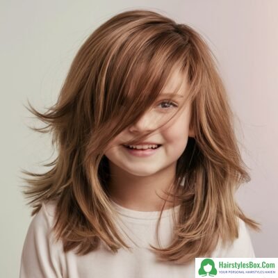 Long Layers Hairstyle for Children