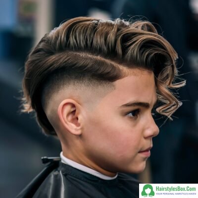 Long Top, Short Sides Hairstyle for Boys