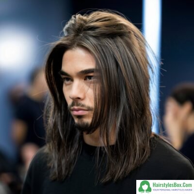 Long Wolf Cut Hairstyle