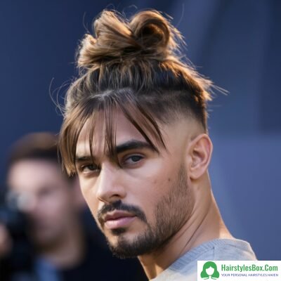 Man Bun Hairstyle for Zayn Malik