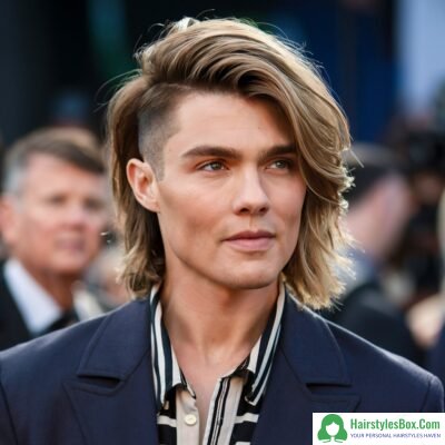 Modern Mullet Medium-Length Hairstyle for Men