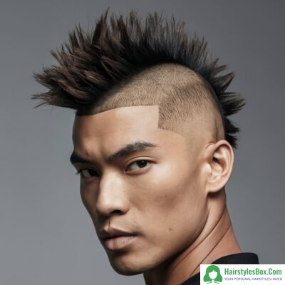 Mohawk Fade Short Haircut for Men