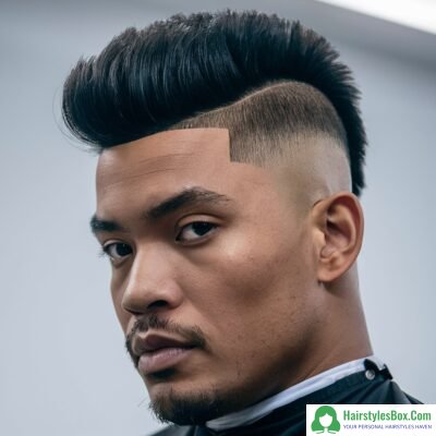 Mohawk Fade Short Haircut for Men