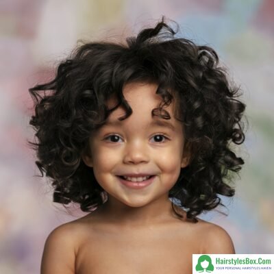 Natural Curls Unisex Hairstyle for Children