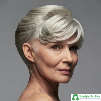 Pageboy Cut Hairstyle for Women Over 60