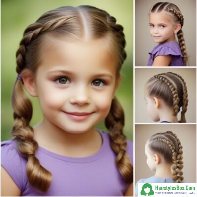 Pigtails Hairstyle for Children