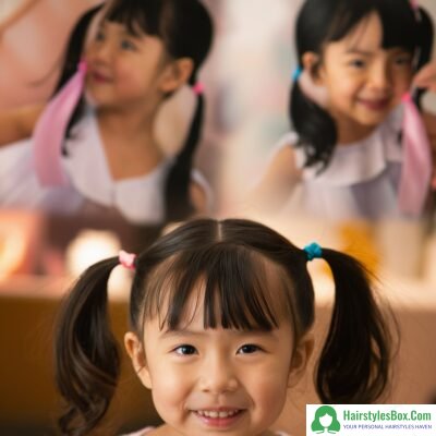 Pigtails Hairstyle for Children